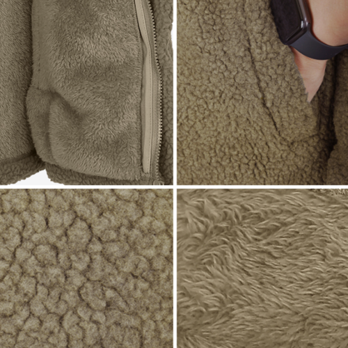 뽀글이 보아털후드집업 두꺼운 폴라 폴리스자켓 보아털 후리스