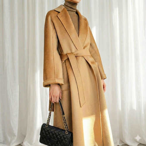 프리미엄 캐시미어100 코트 지블링 핸드메이드 캐시미어 코트 하객