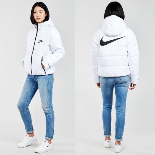 나이키 써마핏 리펠 여자 오버핏 크롭 푸퍼 숏패딩 자켓 DJ6996-100