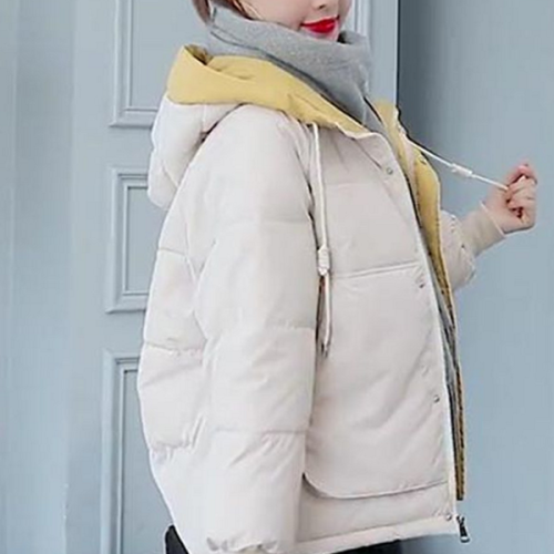 루즈핏 여성 패딩 점퍼 캐주얼 여성 숏 패딩 겨울