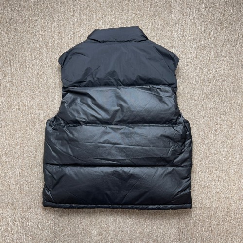 뉴발란스 패딩조끼 덕다운 액티브 숏 오리털 글로시 블랙 브라운