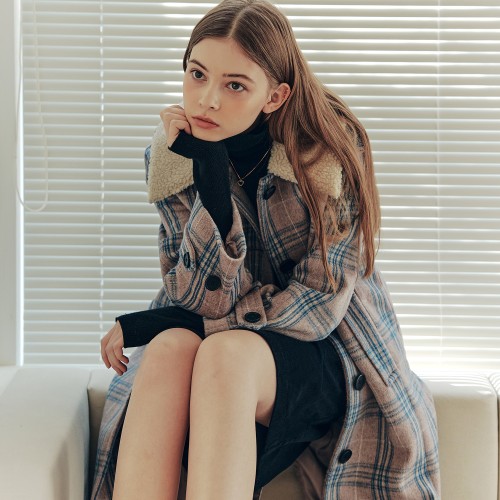 [제로스트릿]프렌치 울 맥 코트 FRENCH WOOL MAC COAT / BLUE