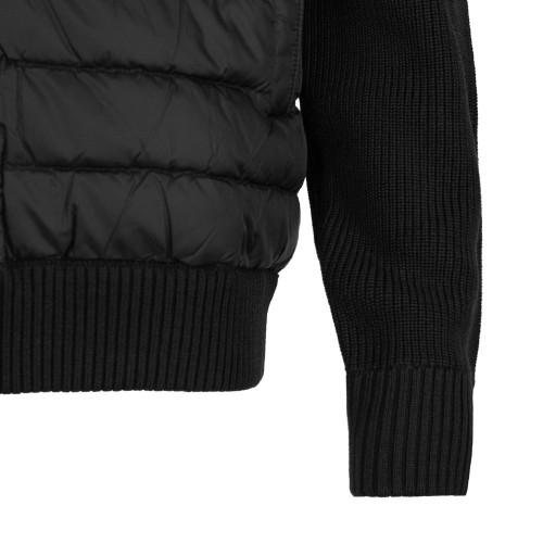 XL 몽클레어 울 패딩 후드 집업 블랙 가디건 9B50800 A9340 999 (2025 F/W)