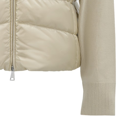 몽클레어 여성 패딩 메리노울 베이지 가디건 9B00024 M1131 200 (2025 F/W)