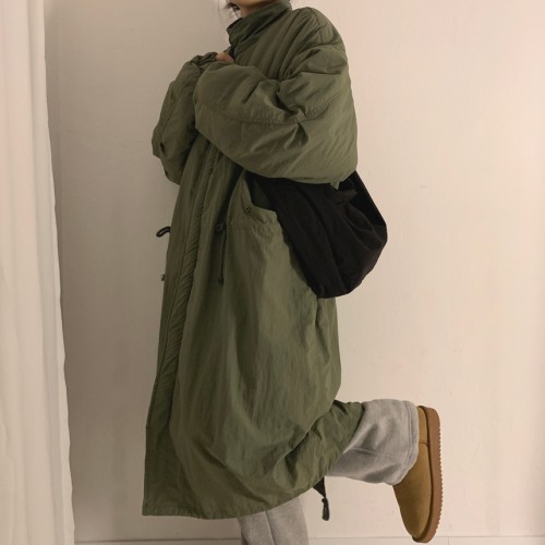 야상패딩 여성롱패딩