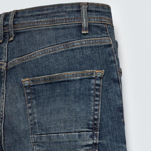 자라 스트레치 미드라이즈 크롭 데님 스키니진 6045/340 BLUE