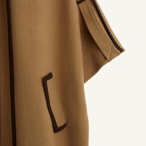 자라 울블렌드 케이프 코트 3692/902 CAMEL