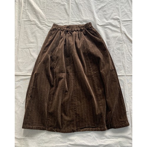 하마마스 가을 겨울 밴딩 도톰 골덴스커트 스트라이프 40 50대여성의류 미시옷 엄마옷