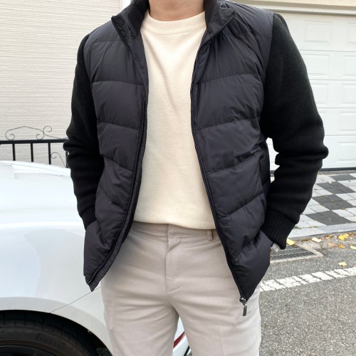 남자니트패딩 남자경량패딩
