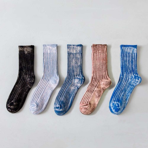 에멜강스 무압박 양말 니트 골지 무지 면 학생 루즈삭스 긴목 산모 조리원 임산부 겨울양말