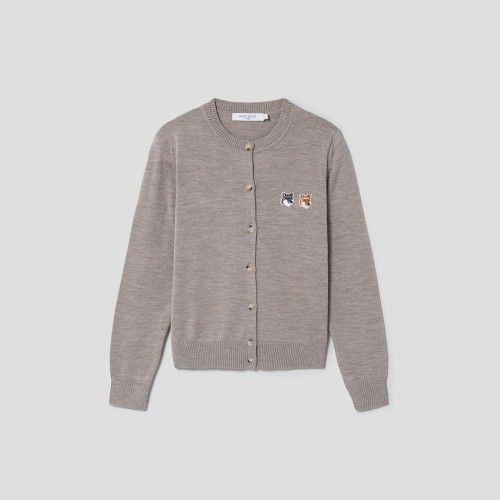 메종키츠네 가디건 폭스헤드 더블폭스 베이비폭스 칠랙스 볼드폭스 트리컬러 여성용