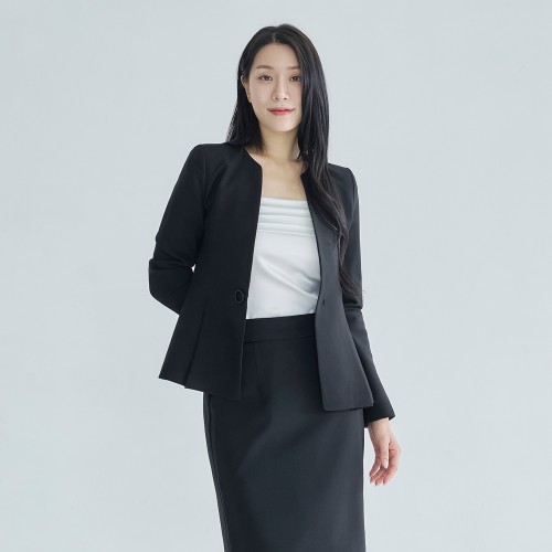 노카라 여성 정장 자켓 싱글 봄 여름 [링]