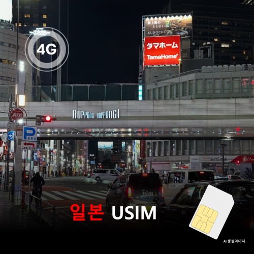[유심칩] [총알로컬망] 일본 유심 USIM IIJ 도코모 DOCOMO 데이터 전용 매일 무제한 요금제 이심통