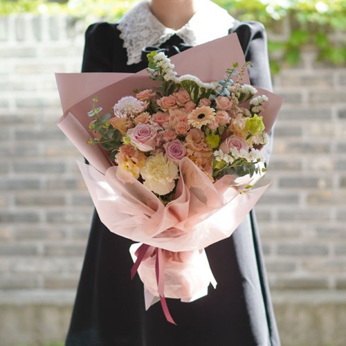 졸업식 꽃다발 축하 생일 기념일 생화 꽃선물 생화꽃다발 드라이플라워