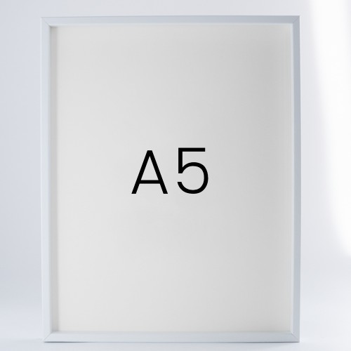 9mm우드심플 원목액자 웨딩 전시회 맞춤 프레임 틀 A5 148x210mm, 화이트